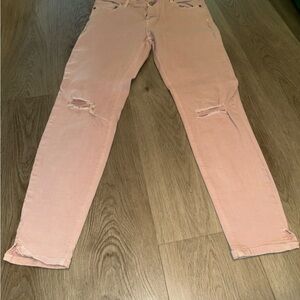 Stradivarius Light Pink Skinny Jeans